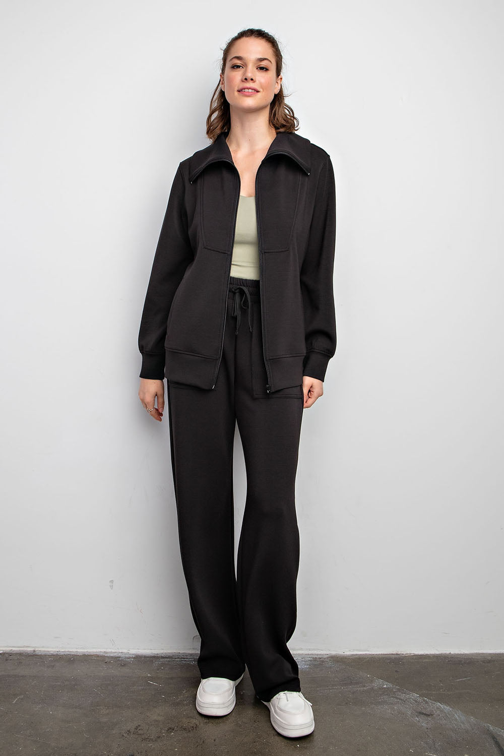 Steph Modal Scuba Full Zip Jacket