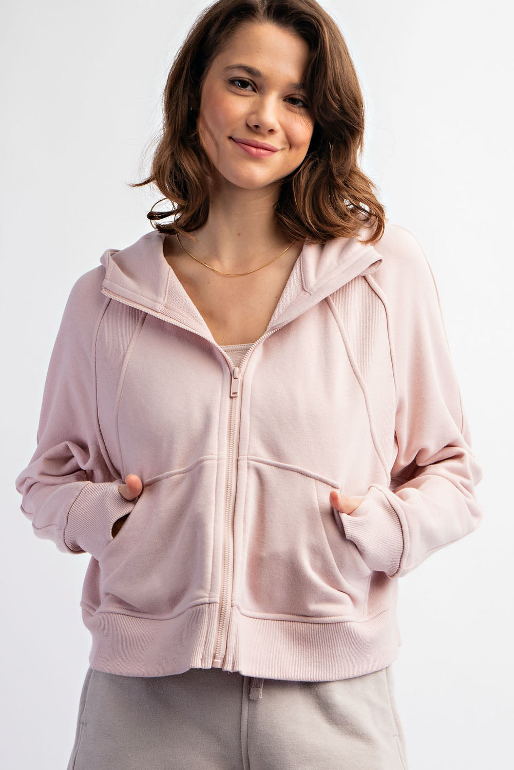 Miranda Cropped Hoodie - Final Sale