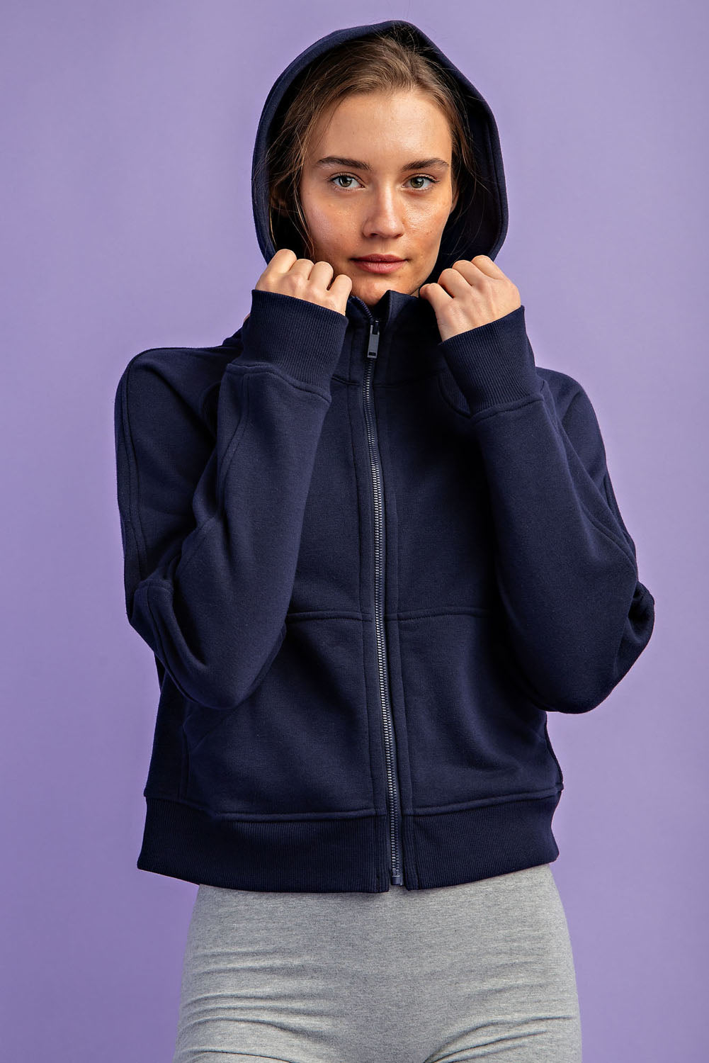 Miranda Cropped Hoodie - Final Sale