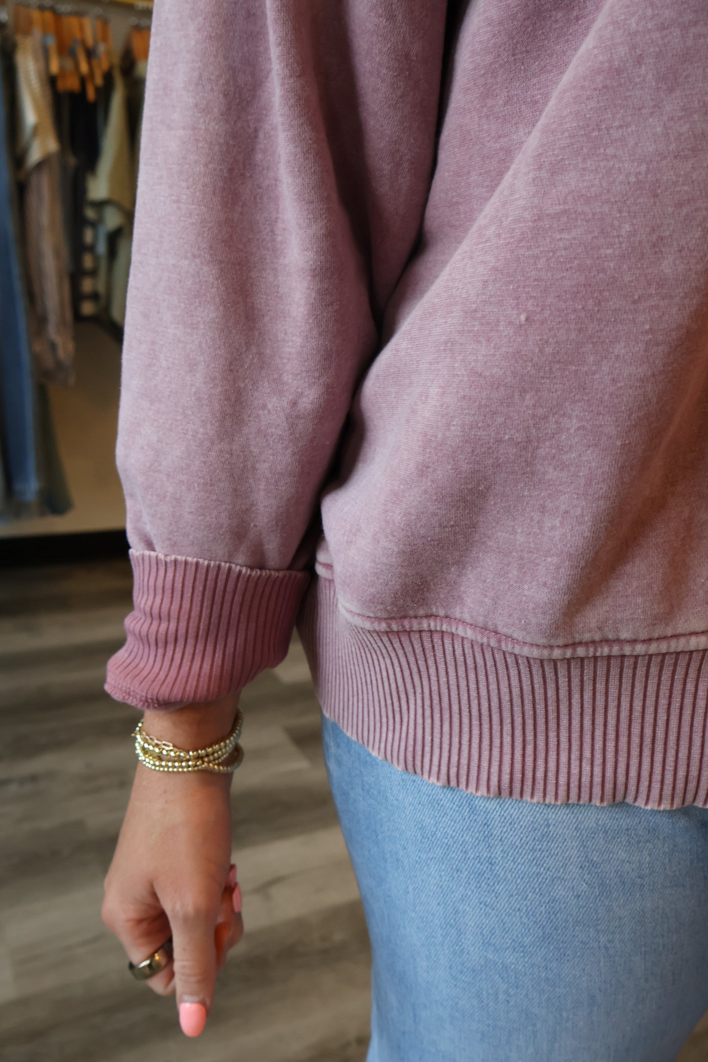 Melissa Oversized Fleece Pullover