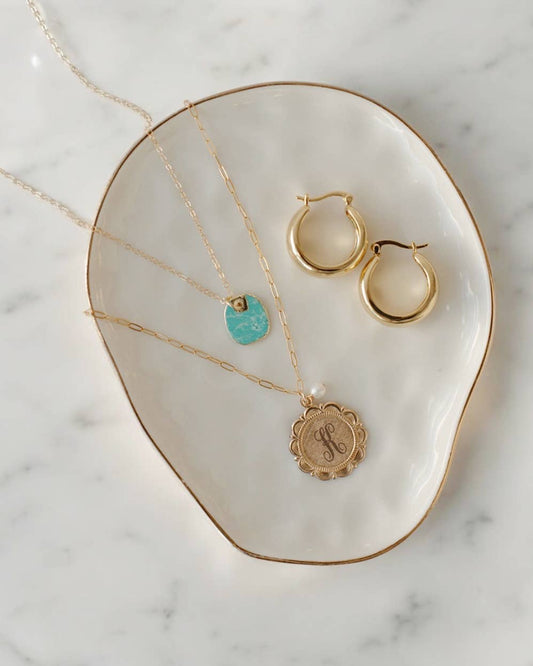 Free Spirit Turquoise Necklace Gold Filled