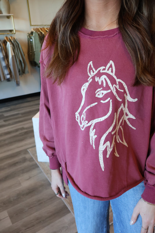 Caroline Dropped Shoulder Sweatshirt