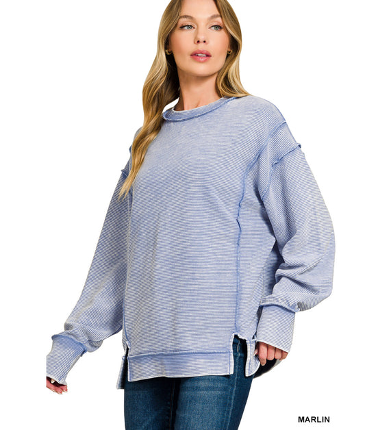 Raegan Exposed Hem Crew