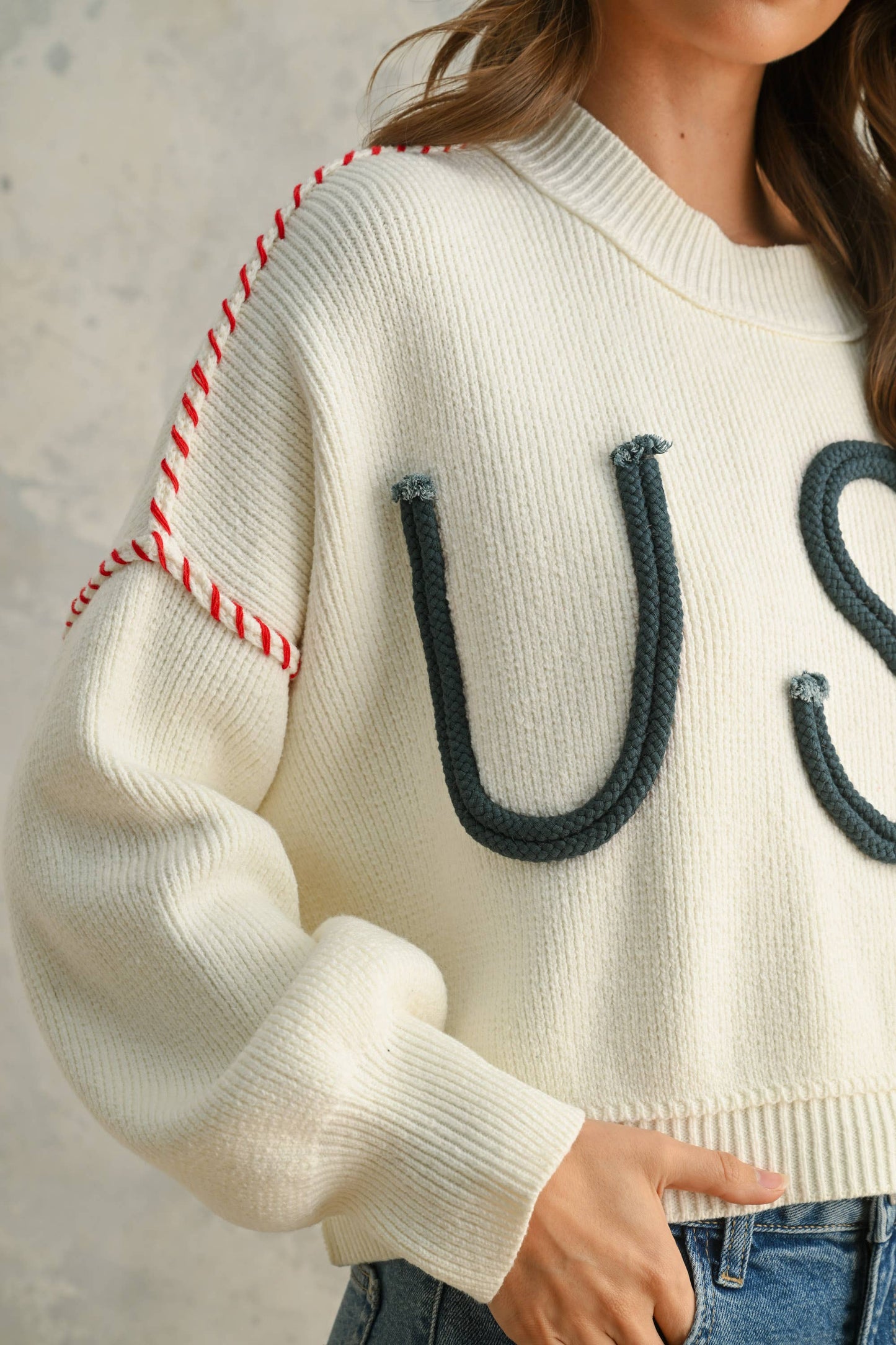 USA Rope Sweater