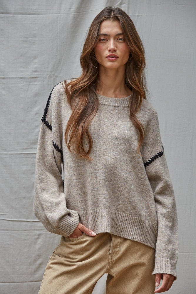 Terry Whipstitch Sweater