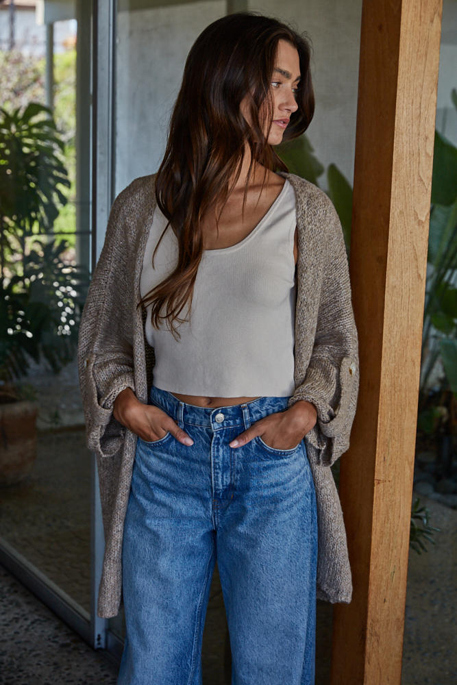 Finlee Open Front Cardigan