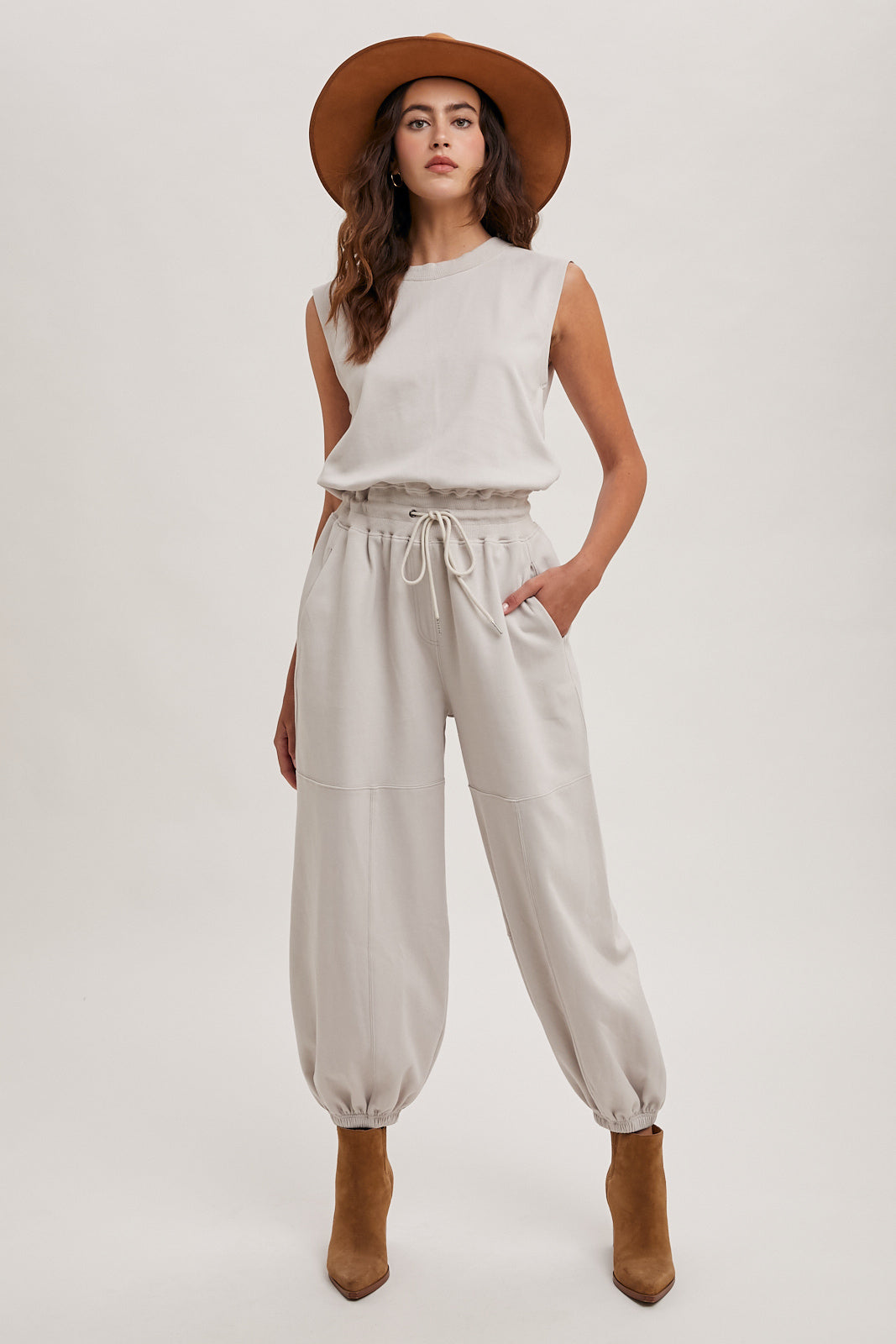 KeKe Drawstring Jumpsuit