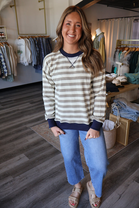 Jodine Color Contrast Crew