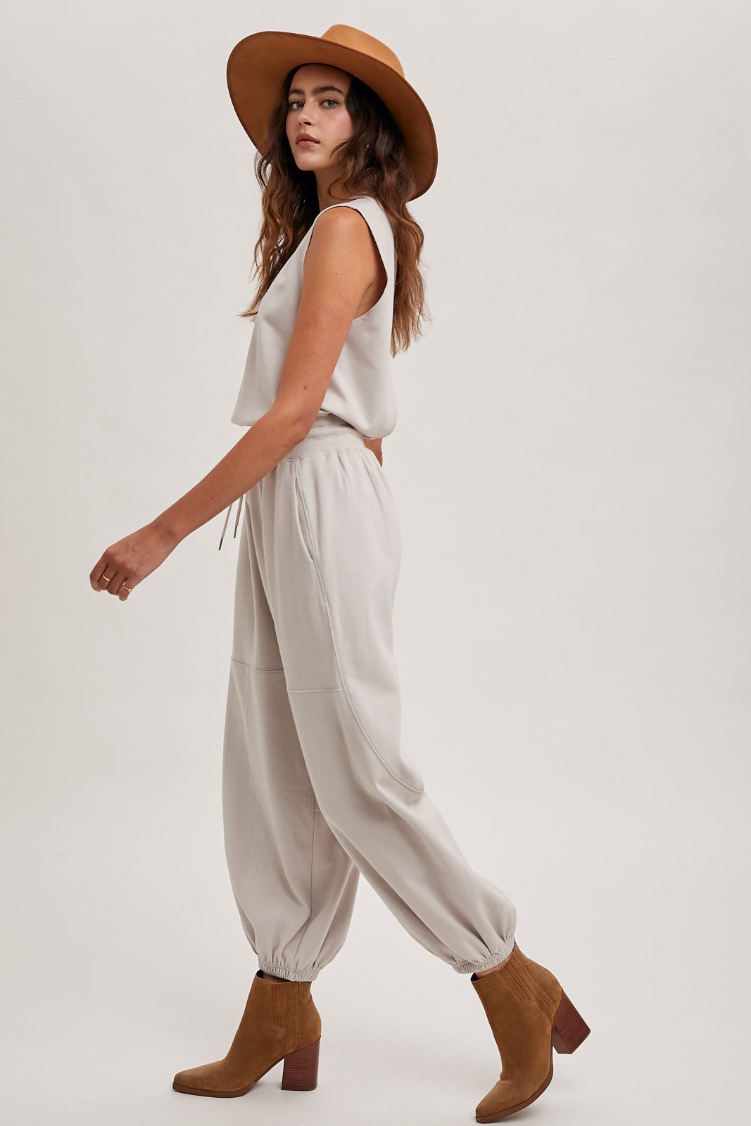 KeKe Drawstring Jumpsuit