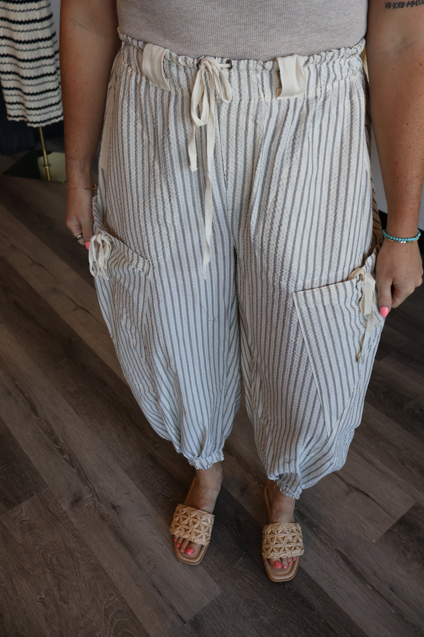 Audrey Barrel Pants