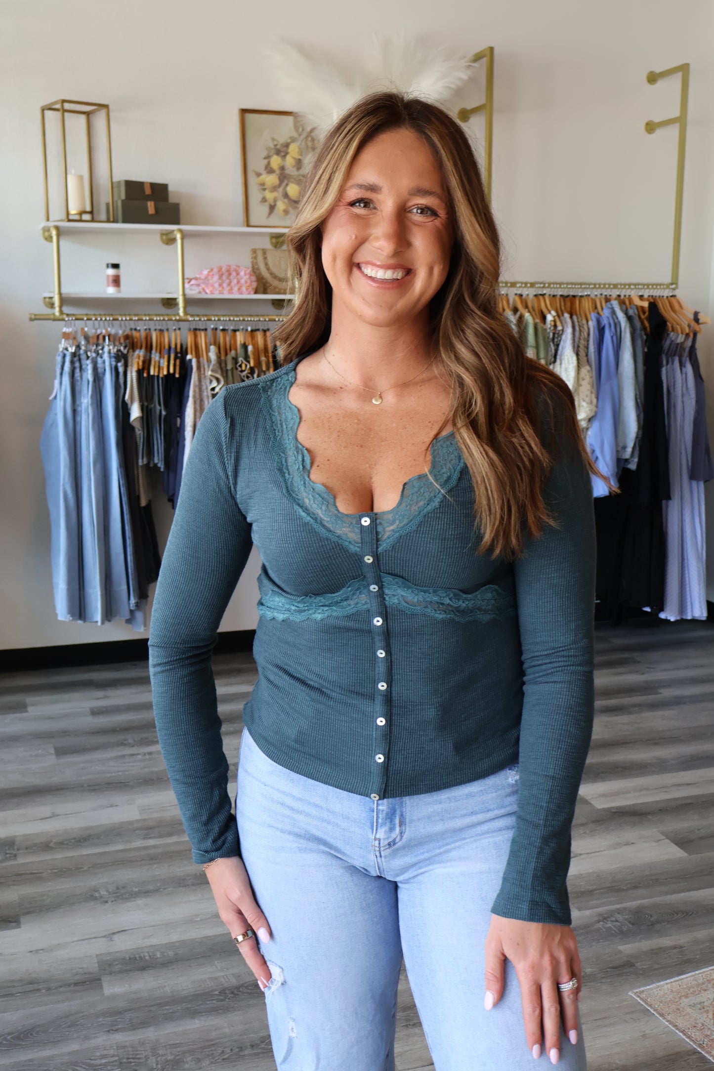 Lainey Lace Top