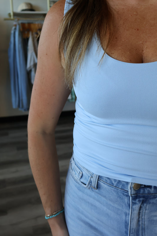 Lois Double Layered Full Length Tank