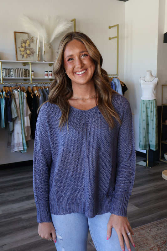 Noelle Reverse Seam Sweater