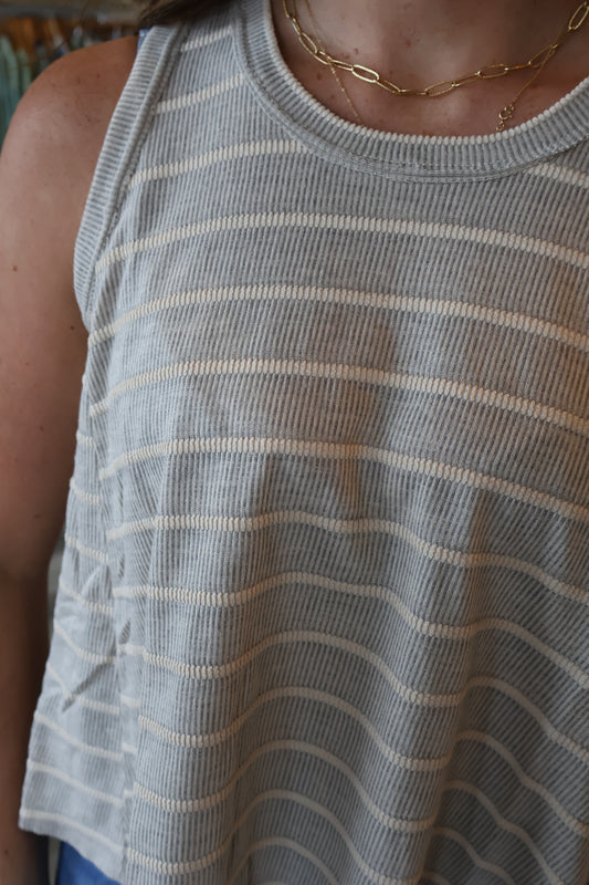 Days End Striped Tank