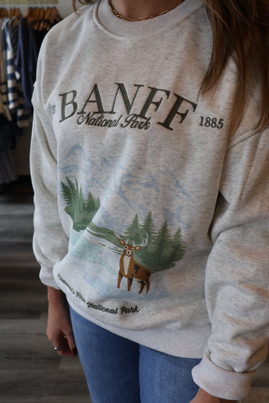 Banff National Park Crewneck