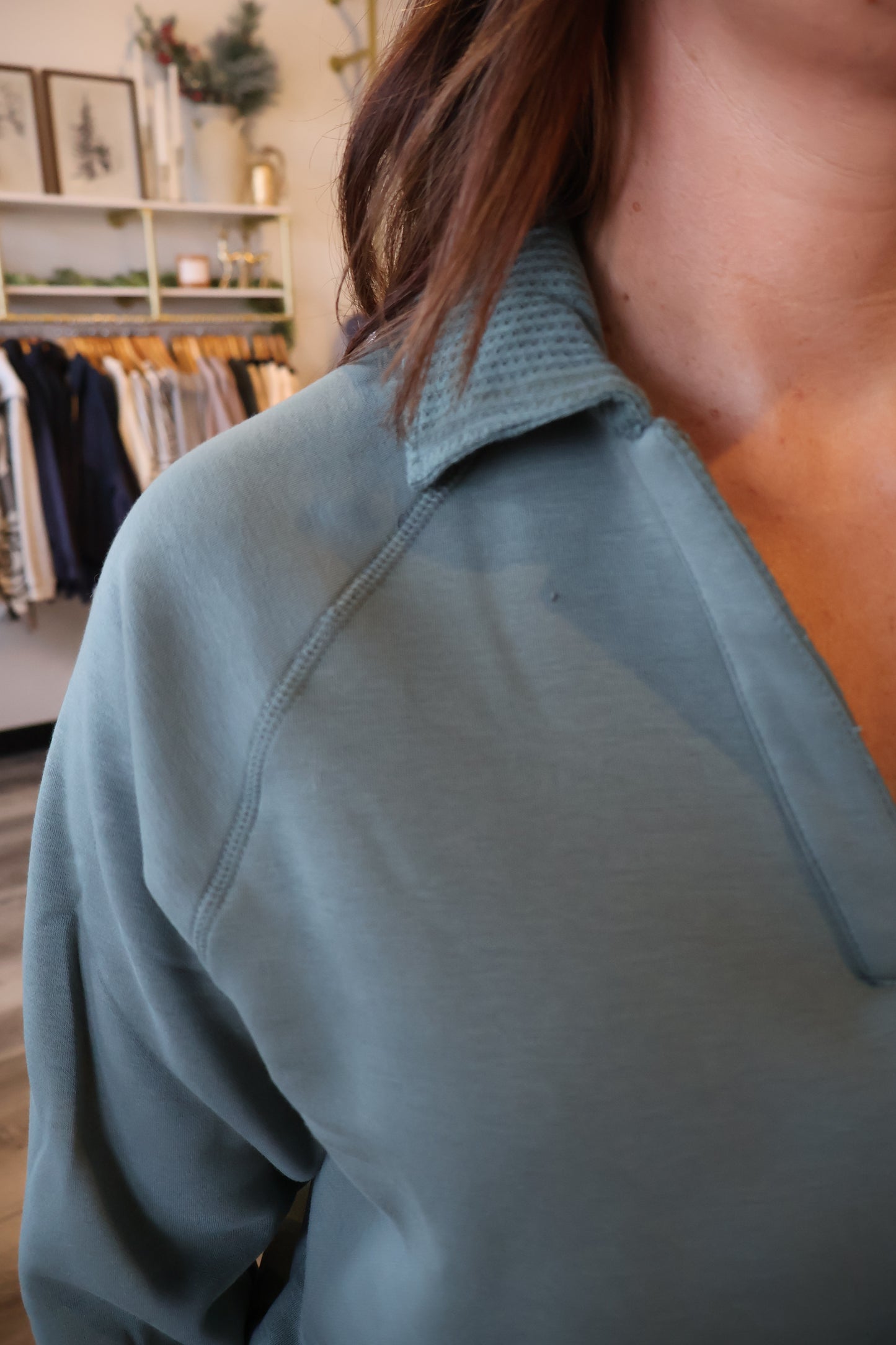 Brie Thermal Collared Shirt