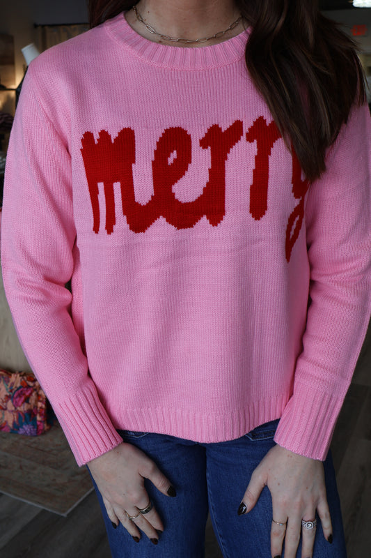 Pink Merry Sweater