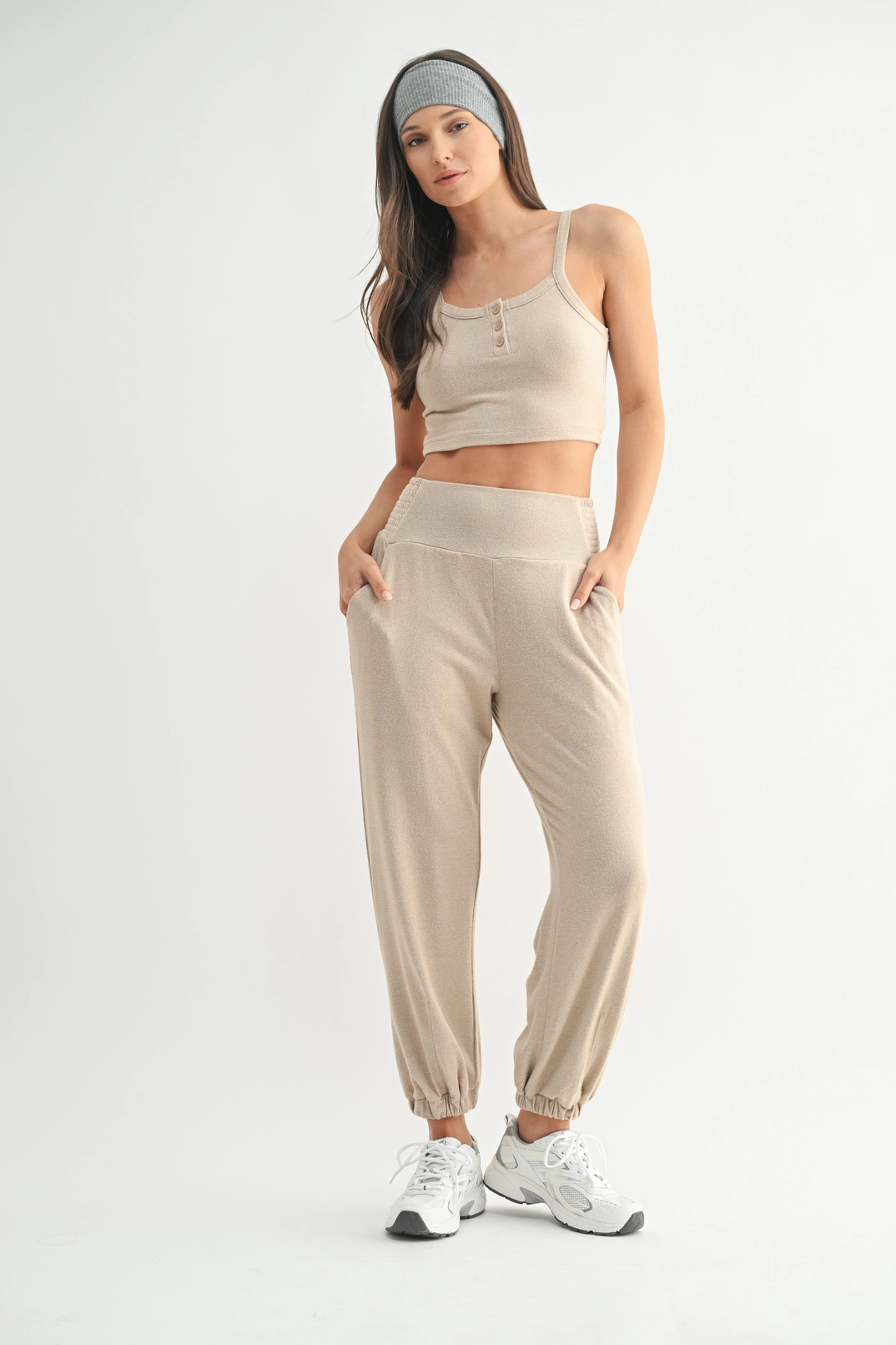 Brushed Hacci Lounge Jogger