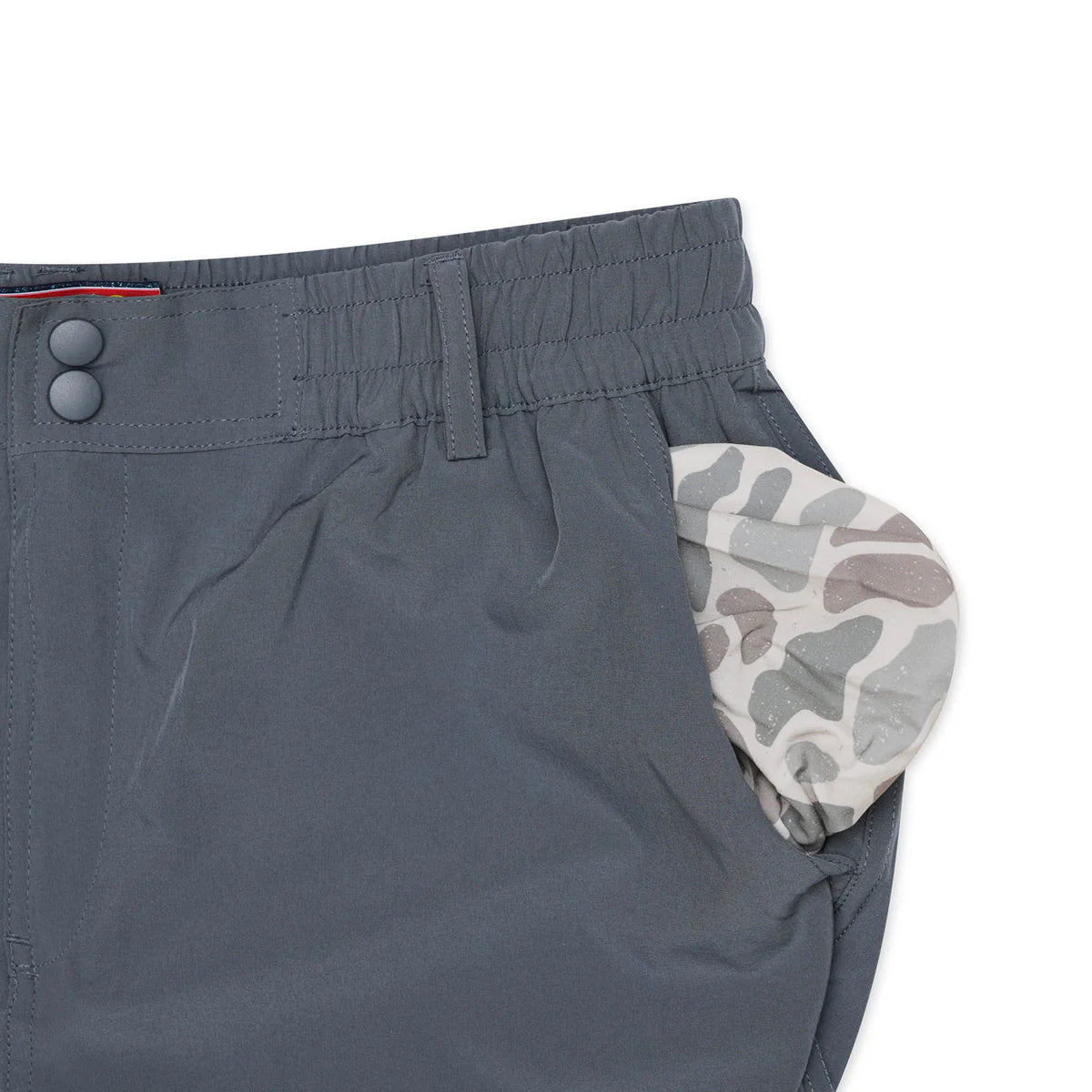 Burlebo Everyday Short - River Rock Gray (5.5" inseam)