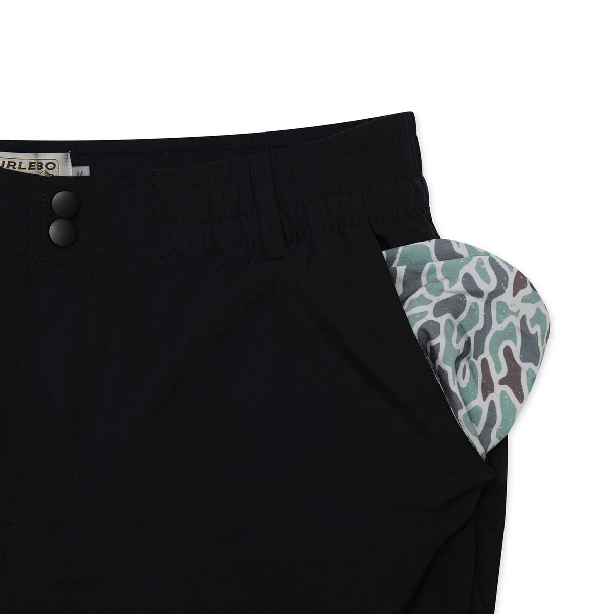 Burlebo Everyday Short - Black (7in Inseam)