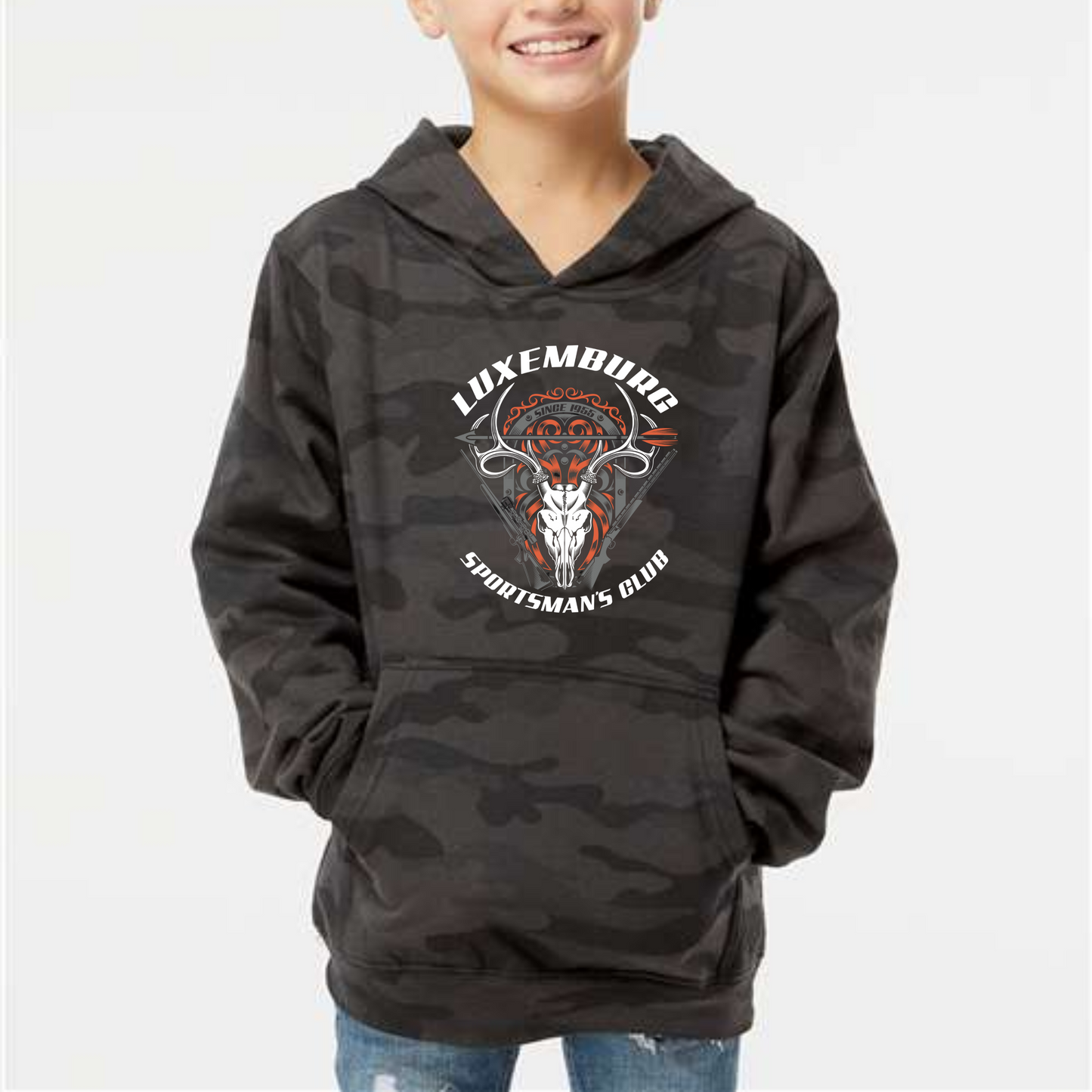 Luxemburg Youth Camo Hoodie