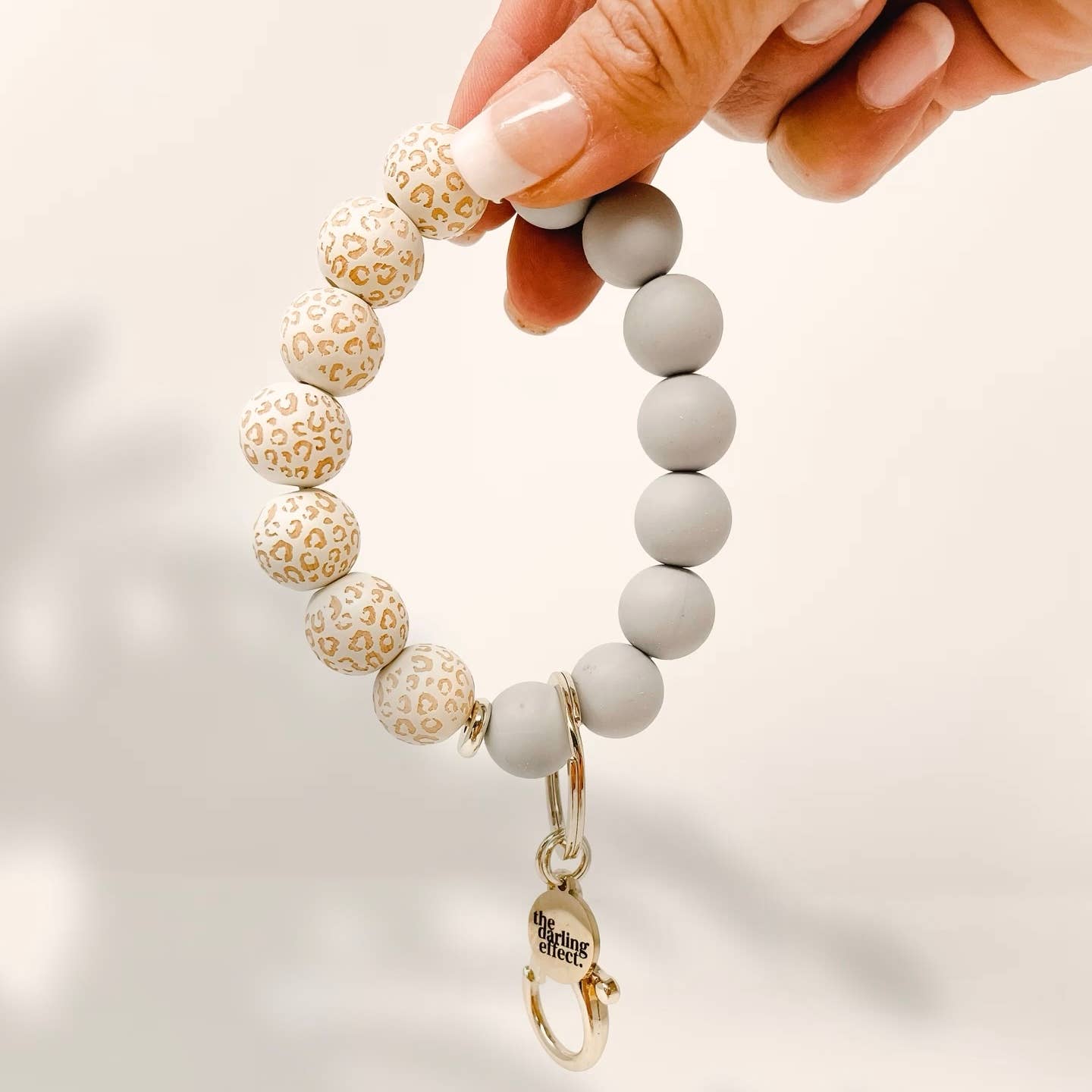 Hands-Free Silicone Beaded Keychain Wristlet - Urban Dreams