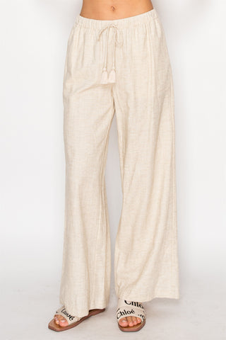 Alexa Woven Tie Waist Pants
