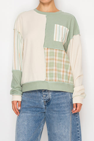 Lane Patchwork Pullover
