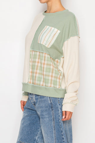 Lane Patchwork Pullover