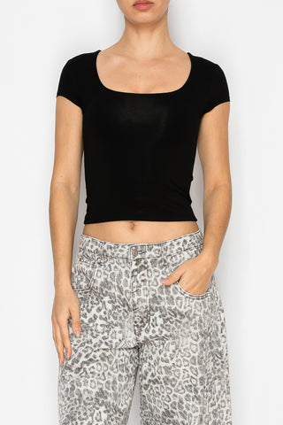 Danica Scoop Neck Tee