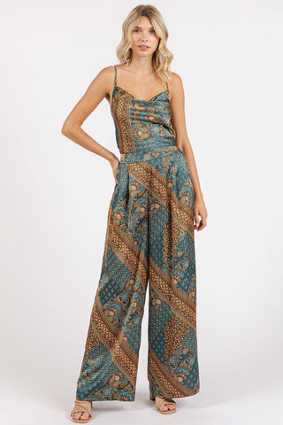 Jade Paisley Pants