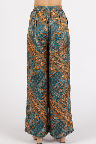 Jade Paisley Pants