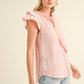 Bee Ruffle Top