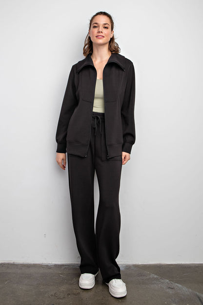 Steph Modal Scuba Full Zip Jacket