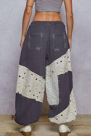 Christine Eyelet Joggers