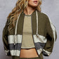 Talia Balloon Sleeve Zip Up