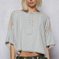 Cora Floral Round Neck Short Sleeve