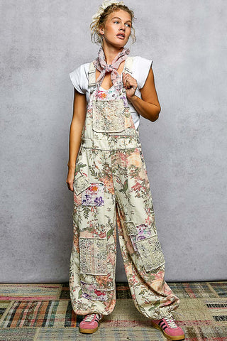 Florence Floral Overalls