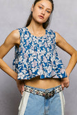 Navy Floral