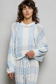 Off White/Sky Blue