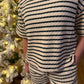 Marnie Striped Short Sleeve Short Set