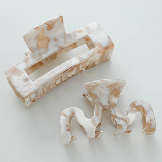 Calacatta Gold Large | Assorted Large Claw Clips