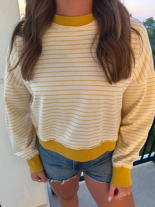 Hanna Striped Sweatshirt