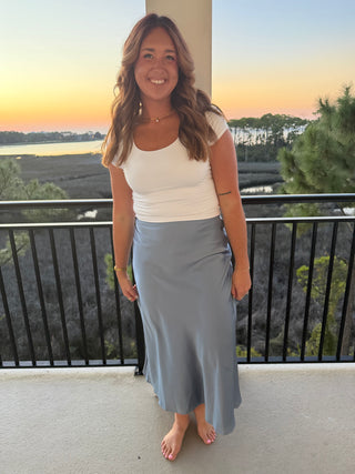 Bristol Satin Skirt