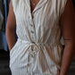 Delilah Pin Stripe Romper