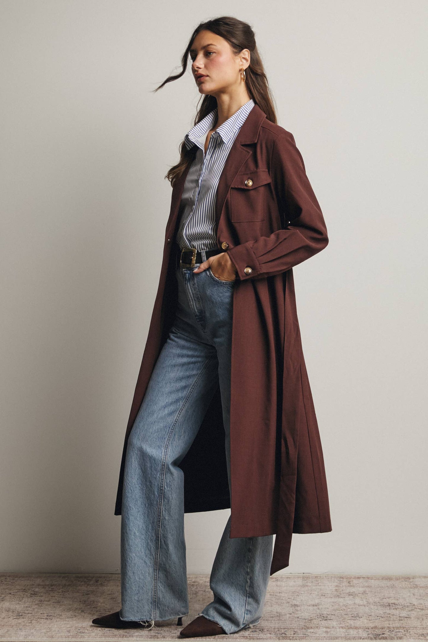Margo Belted Trench Coat