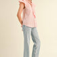 Bee Ruffle Top