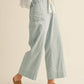 Sky Wide Leg Cropped Pants