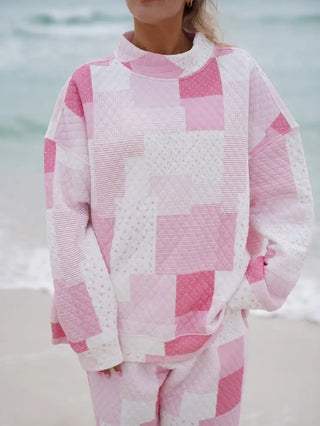 Elodie Quilted Mockneck