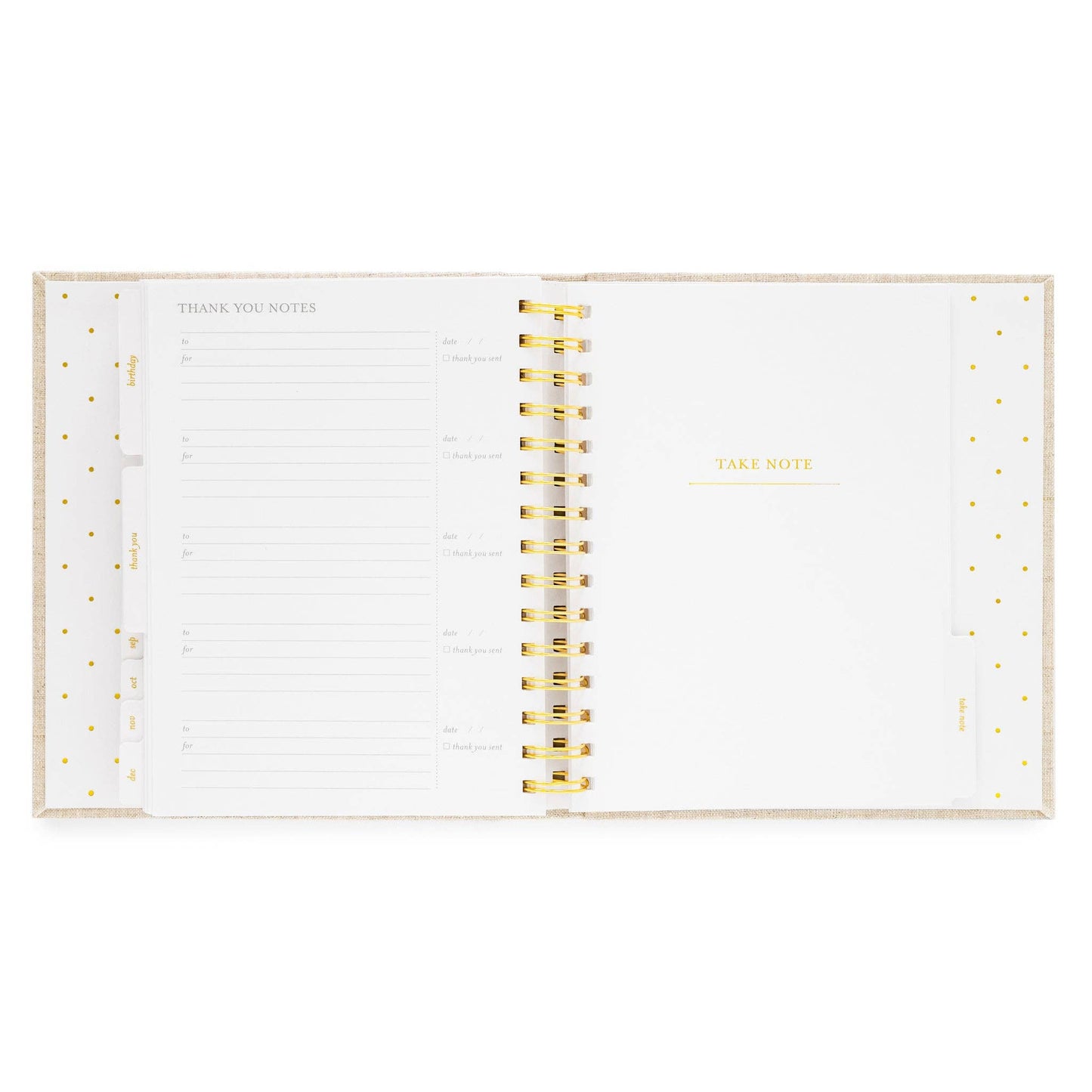 2026 Flax Floral Concealed Planner